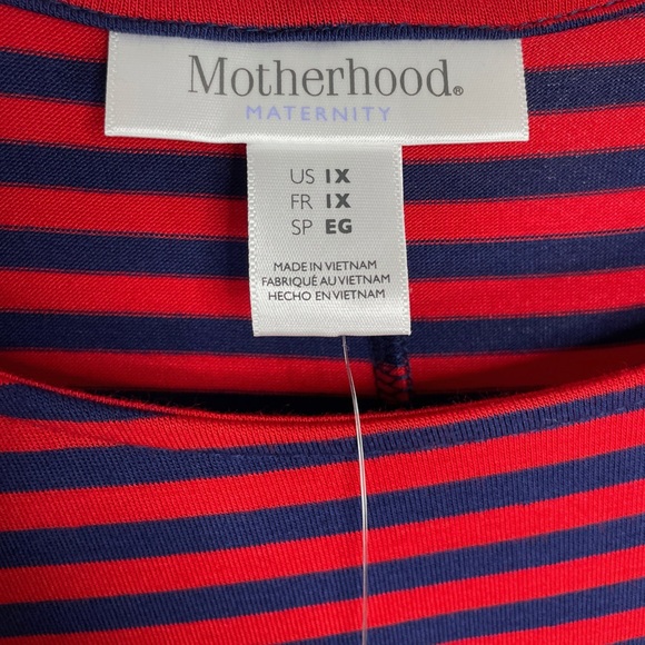 NWT Motherhood Maternity Striped Summer Dress Size 1X - Picture 4 of 6